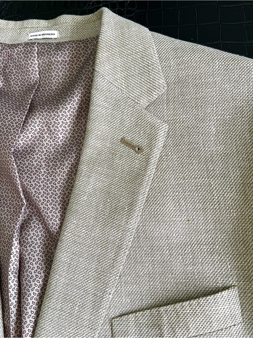 Linen & Wool Joseph Abboud Light Beige Sport Coat